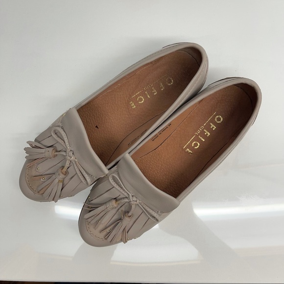 OFFICE GIRL Tassel Loafers. Sz 6 1/2.Nubuck - Picture 4 of 6